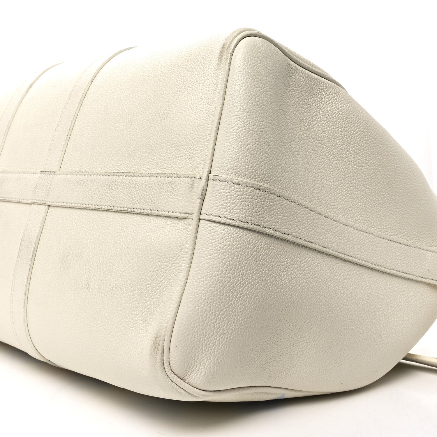 Louis Vuitton Empreinte Monogram Keepall Bandouliere 45 Latte Candy Blue 8 of 9