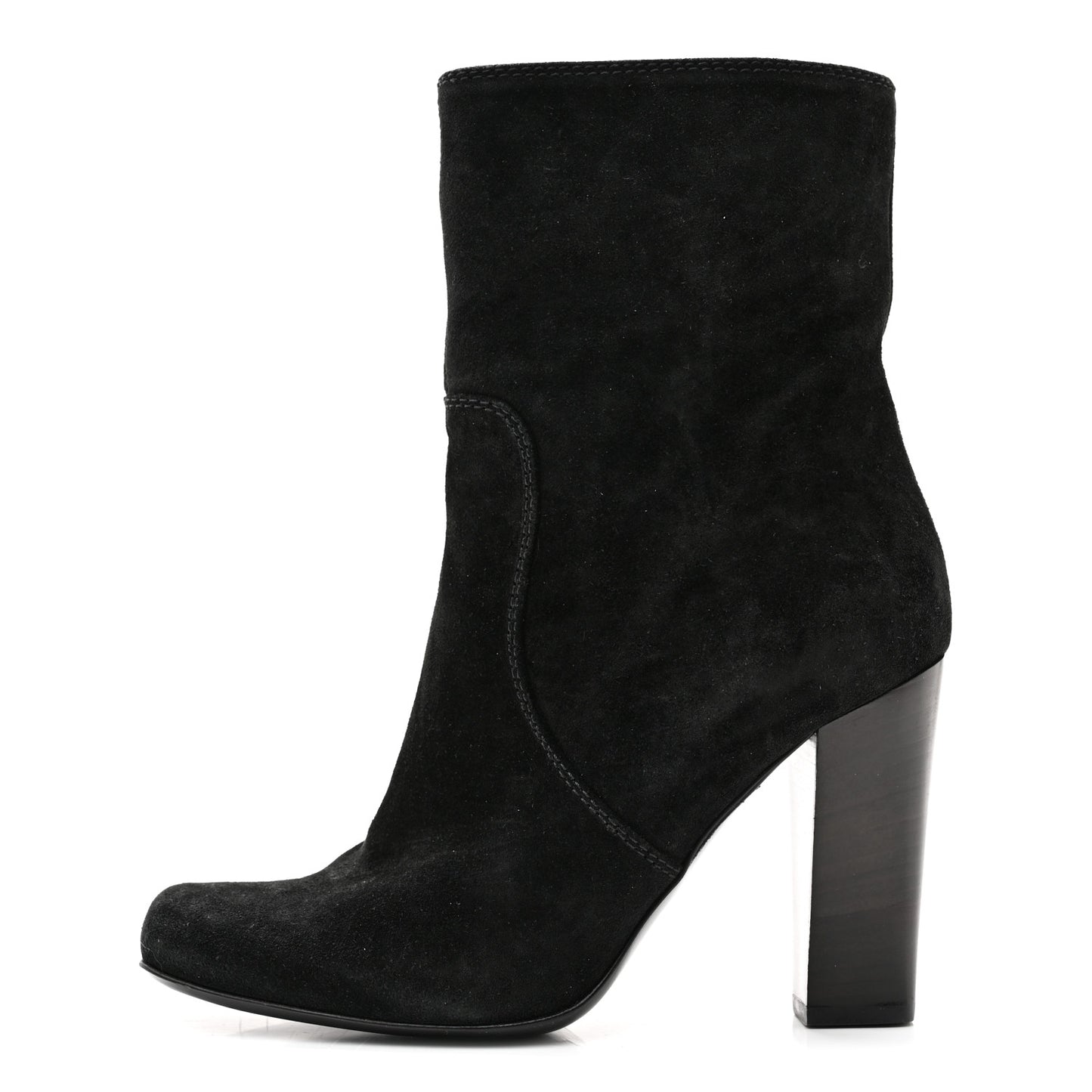 Suede Ankle Boots 38.5 Black
