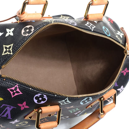 Louis Vuitton Monogram Multicolor Speedy 30 Black 5 of 7