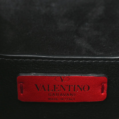 Valentino Garavani Buffalo Rockstud No Limit Top Handle Bag Black 6 of 10