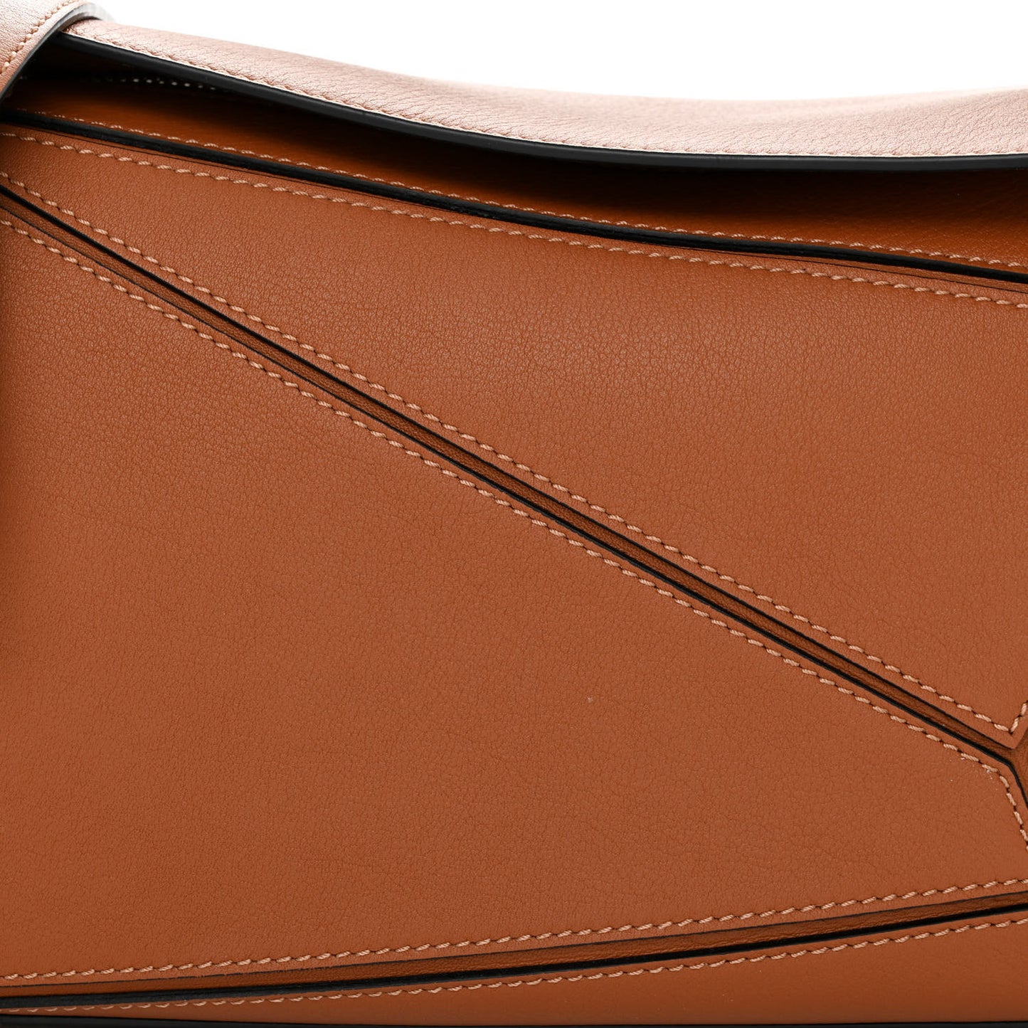 Calfskin Small Puzzle Bag Tan
