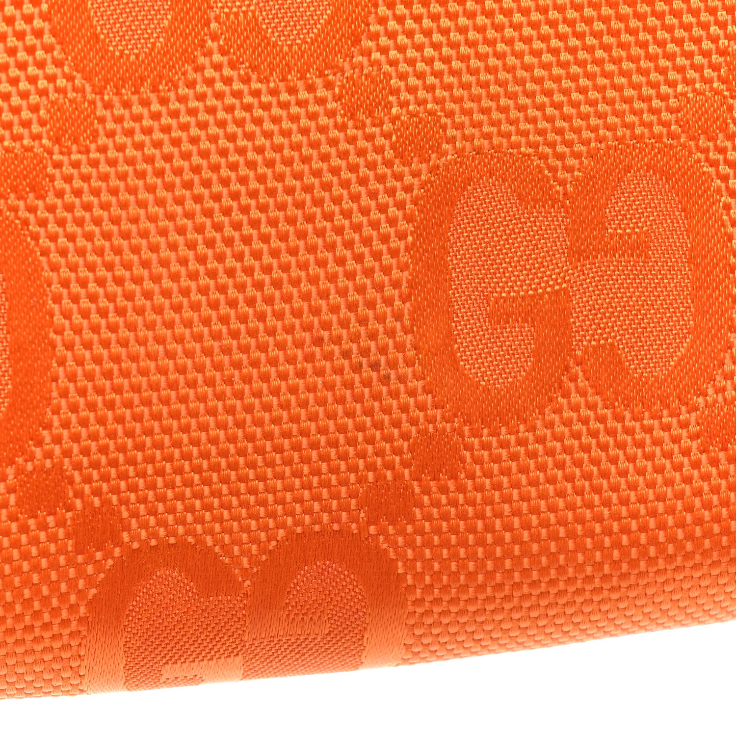 Gucci Econyl Nylon Monogram Off The Grid Crossbody Bag Carrot Orange Black 15 of 15