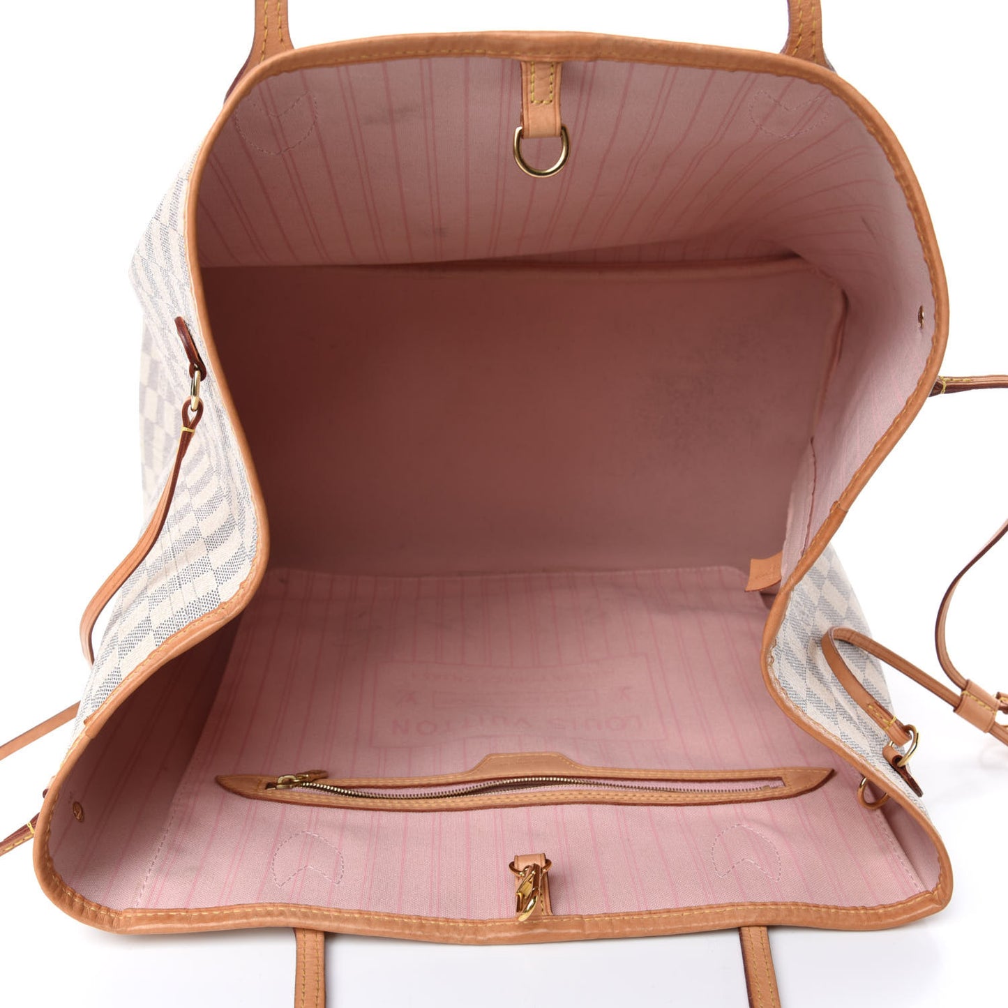 Damier Azur Neo Neverfull GM Rose Ballerine