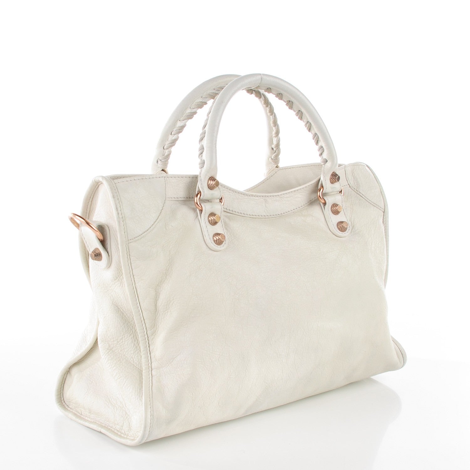 Balenciaga Agneau Giant 12 Rose Gold Hardware City White Light 3 of 14