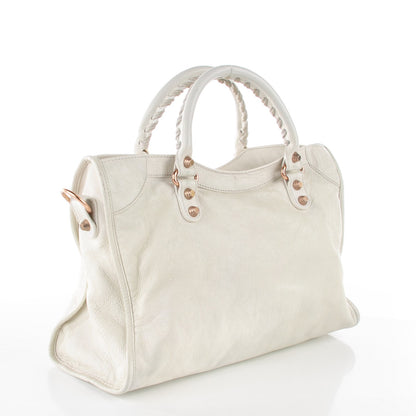 Balenciaga Agneau Giant 12 Rose Gold Hardware City White Light 3 of 14