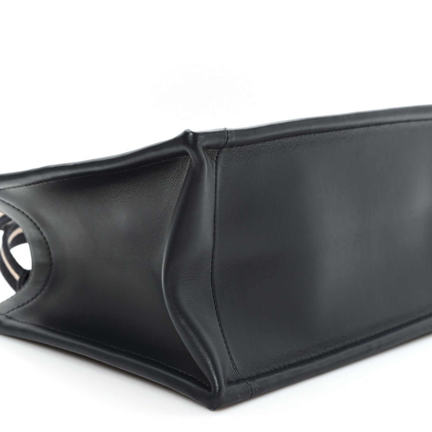Christian Dior Oblique Calfskin Small Book Tote With Strap Blue Multicolor 9 of 11