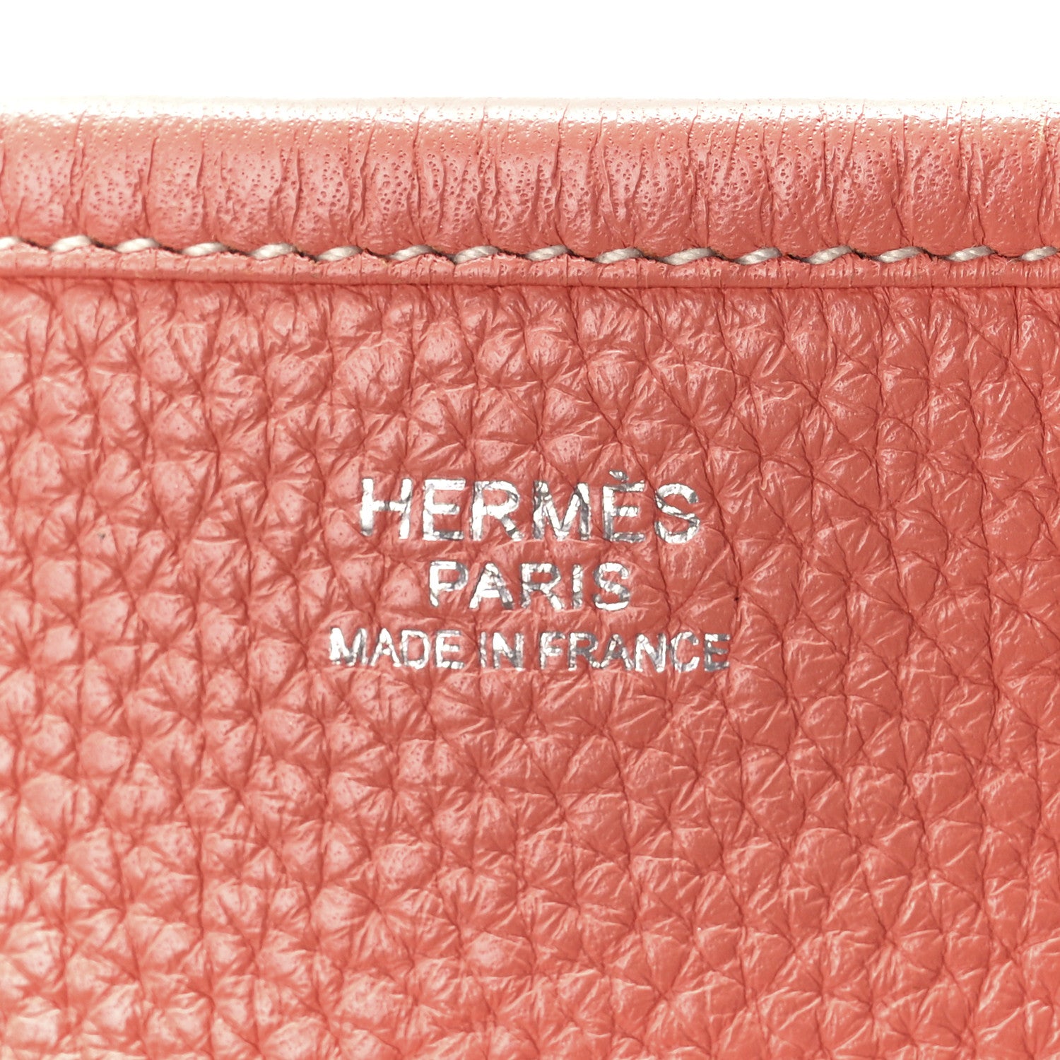 Hermes Taurillon Clemence Evelyne III PM Crevette 6 of 11