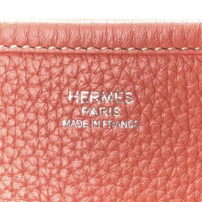 Hermes Taurillon Clemence Evelyne III PM Crevette 6 of 11