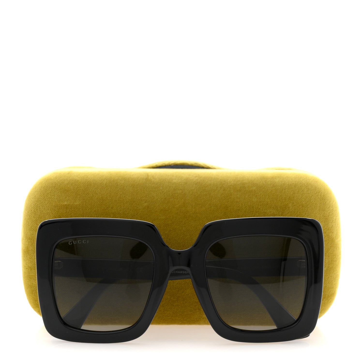 Gucci Acetate Oversize Sunglasses GG0328S Black 8 of 8