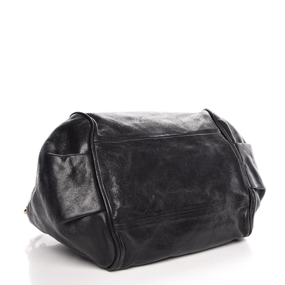 Chloe Tumbled Lambskin Medium Ethel Satchel Black 5 of 8