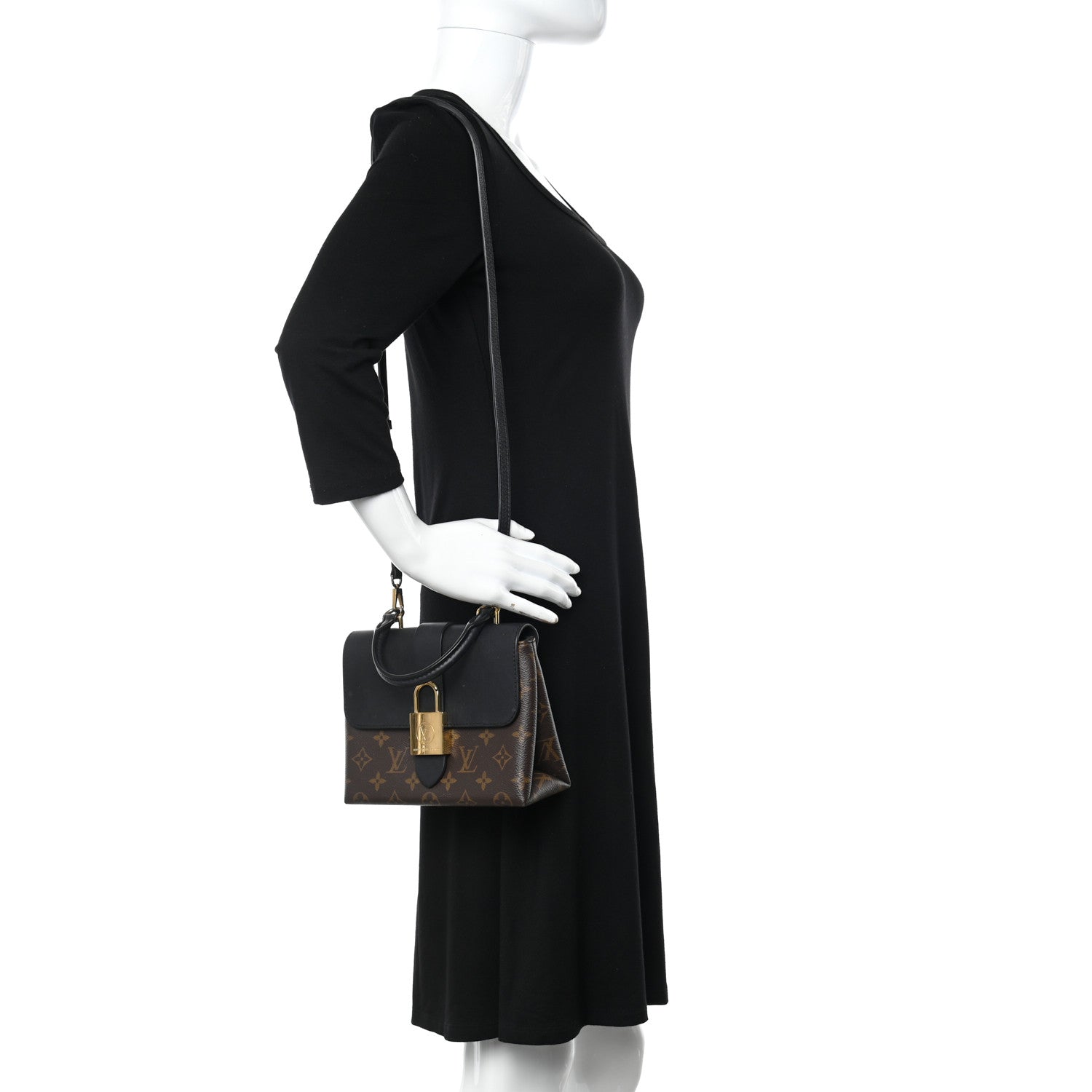 Louis Vuitton Monogram Locky BB Black 2 of 16