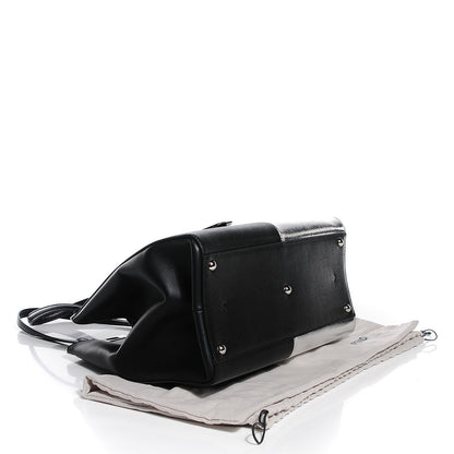Fendi Vitello Elite Bi Color 3Jours Tote Argento Black 4 of 8