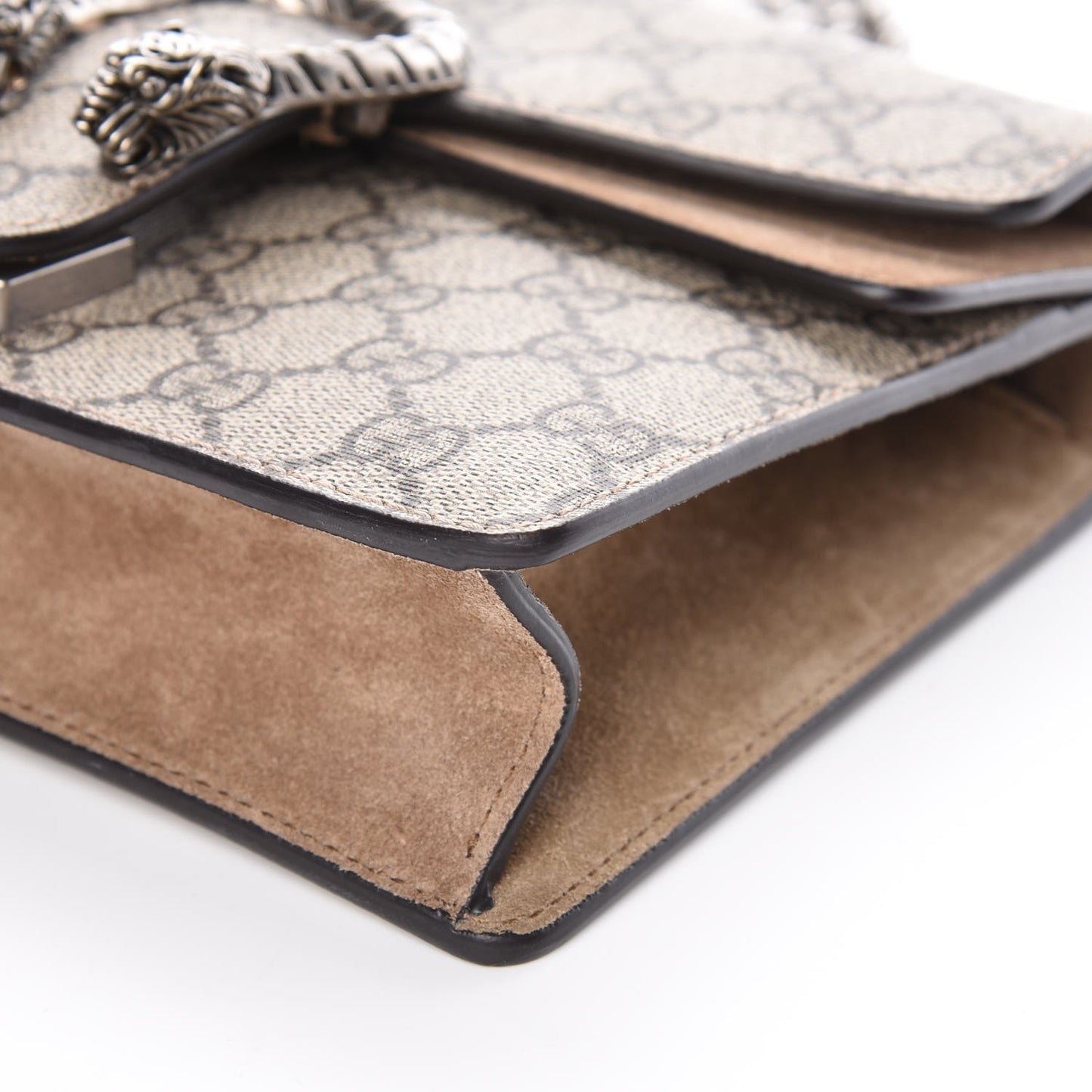 GG Supreme Monogram Mini Dionysus Shoulder Bag Taupe