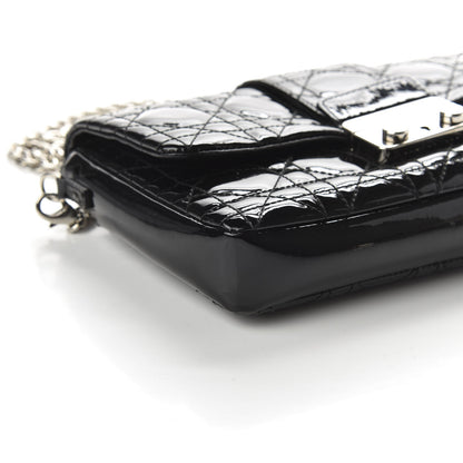 Christian Dior Patent Cannage New Lock Pouch Black 7 of 8