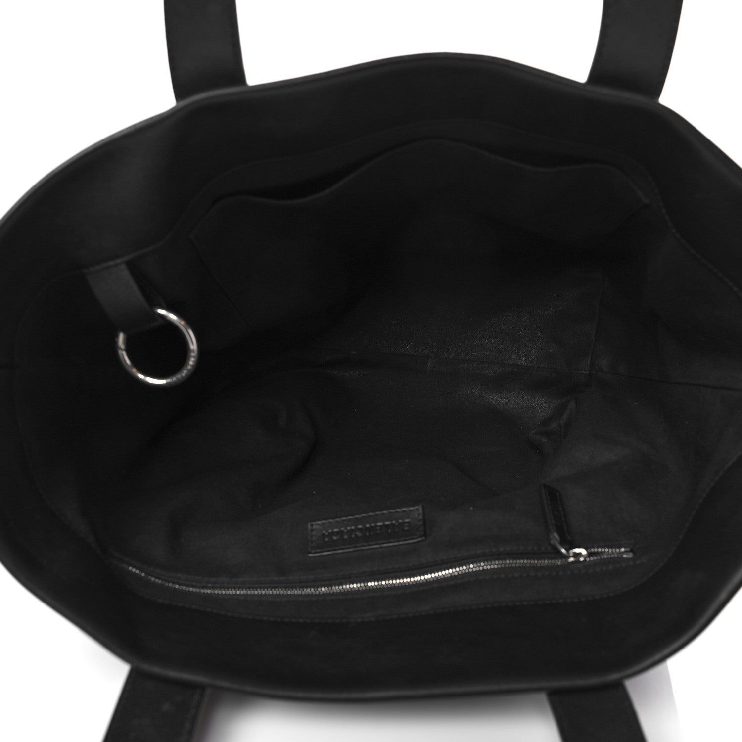 Balenciaga Cotton Canvas Calfskin Cities Paris Jumbo Small Tote Bag Black White 5 of 8