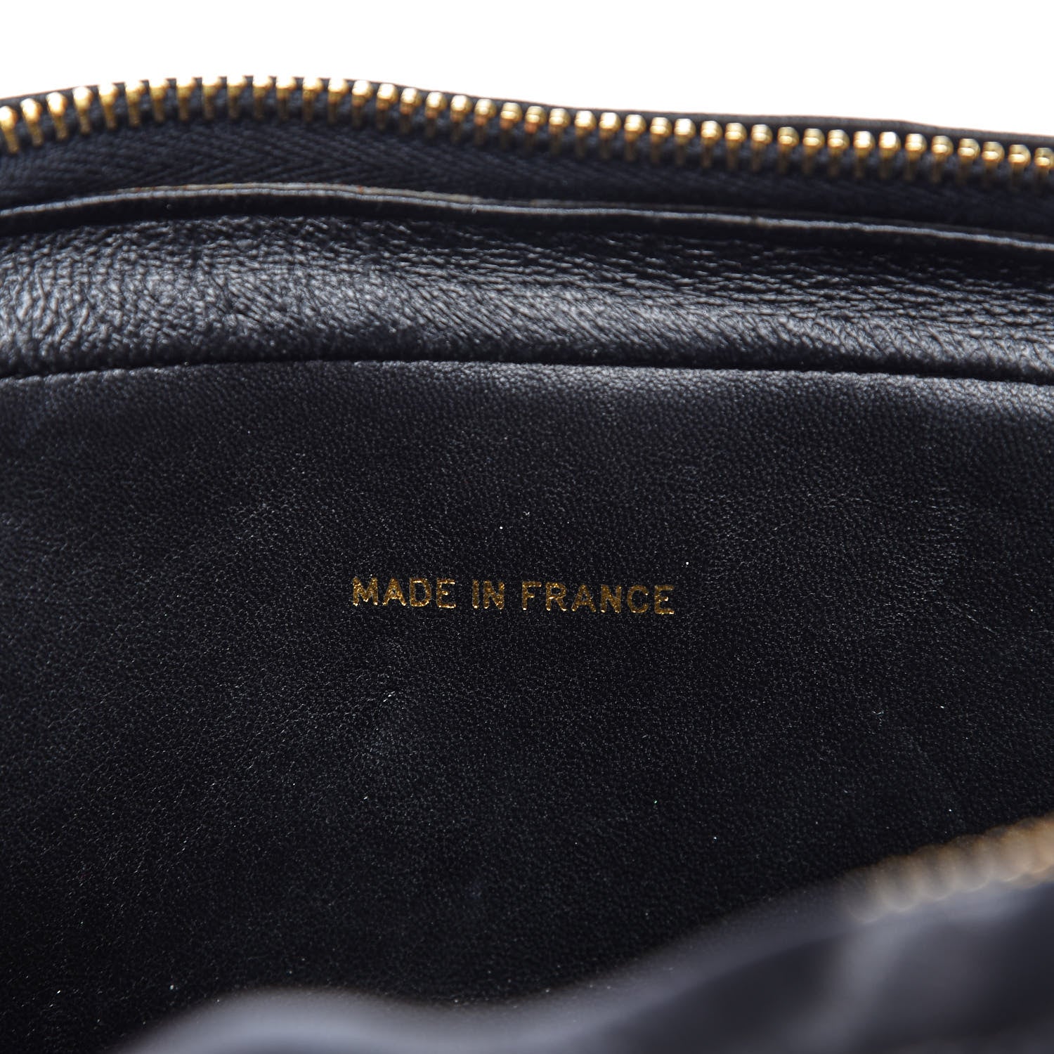Chanel Lambskin Chevron Quilted Tassel Camera Case Black 9 of 12