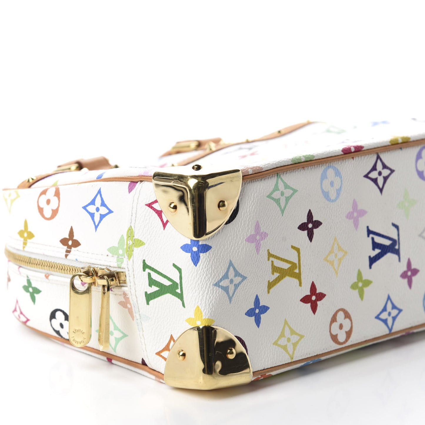 Monogram Multicolor Trouville White