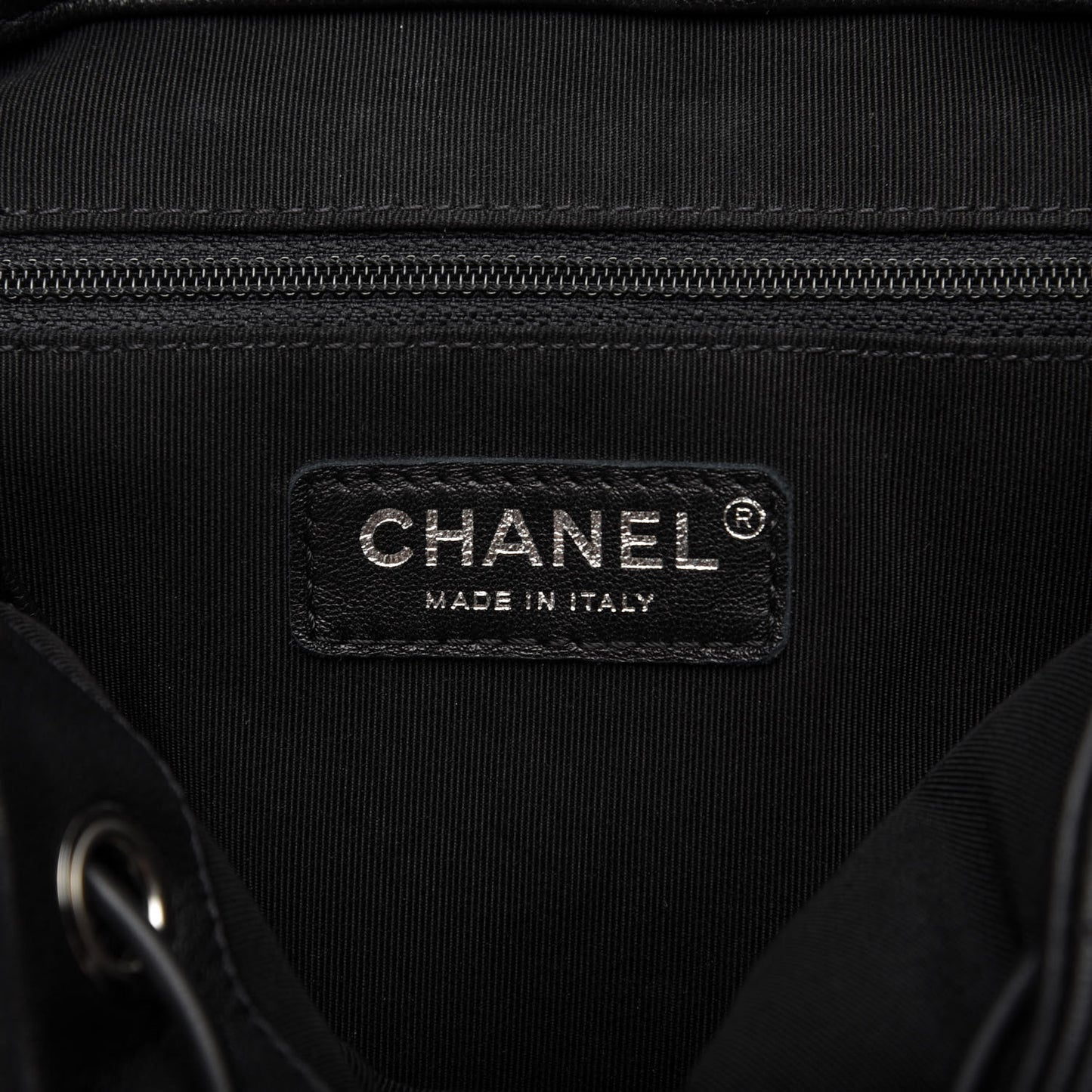 Lambskin Chevron Quilted Studded Stud Wars Backpack Black