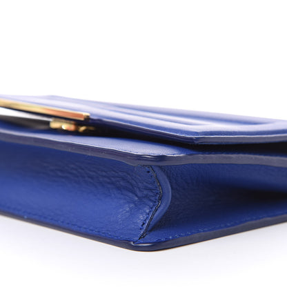 Fendi Vitello Flamingo Tube Wallet on Chain Blue Neon 9 of 11