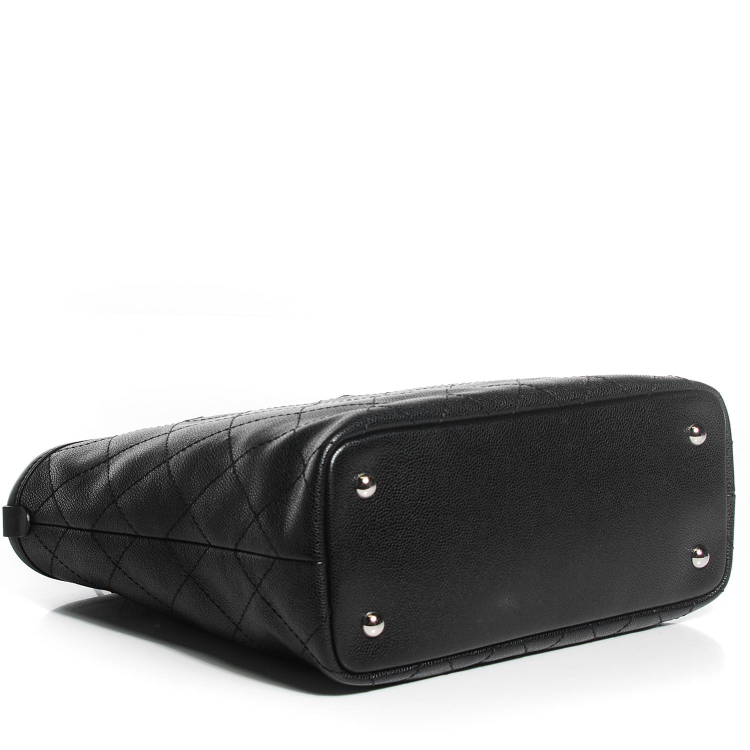 Chanel Grained Calfskin Shopping Fever Tote Black 4 of 7