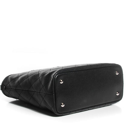 Chanel Grained Calfskin Shopping Fever Tote Black 4 of 7
