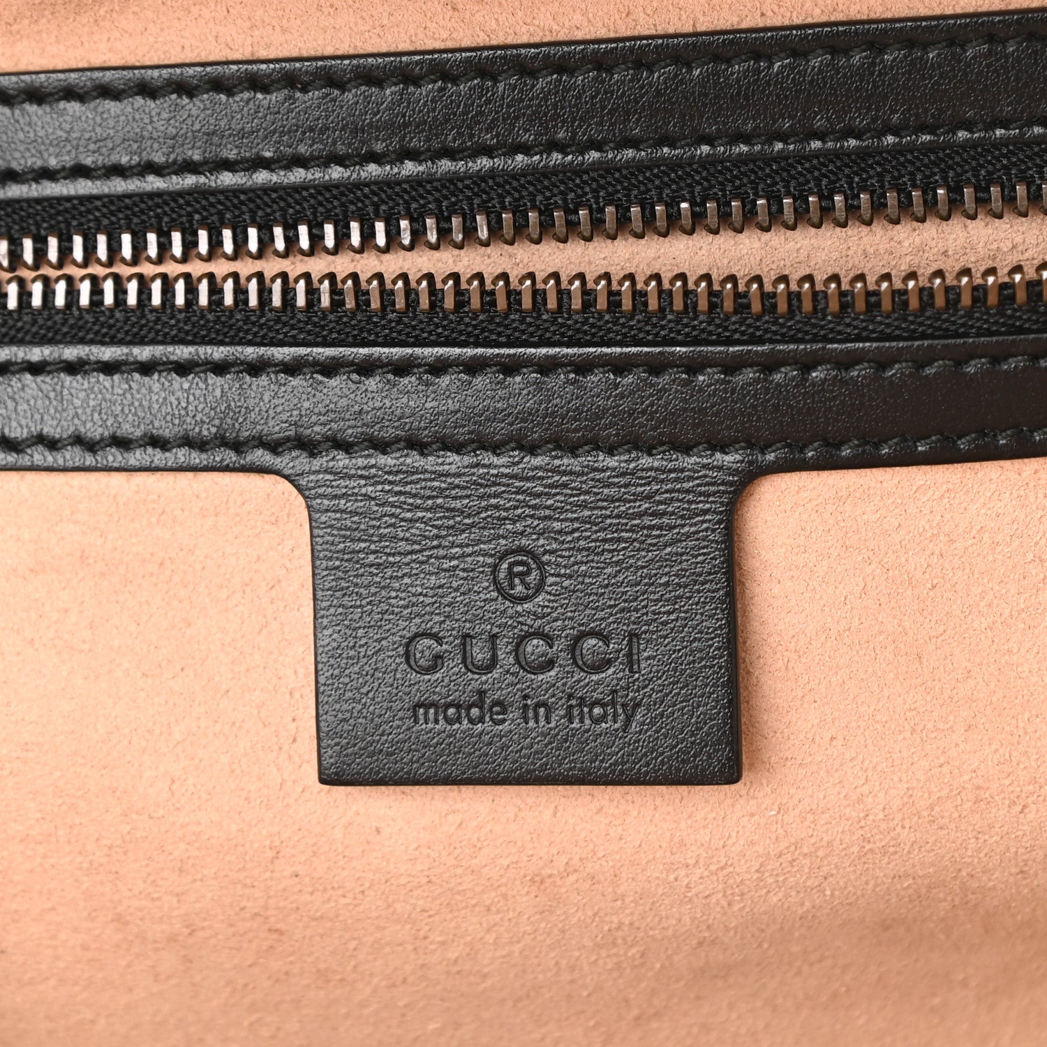 Gucci Calfskin Matelasse Sylvie Web Small GG Marmont Top Handle Shoulder Bag Black 6 of 11