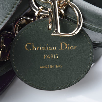 Christian Dior Calfskin Large Diorissimo Tote Dark Green 8 of 14