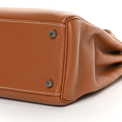 Hermes Togo Kelly Retourne 32 Gold 9 of 17
