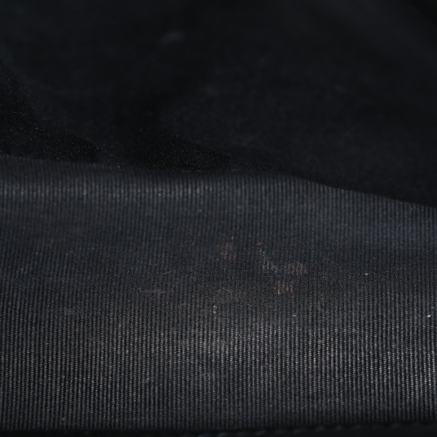 Crinkled Calfskin Matelasse Monogram Baby Niki Chain Satchel Black