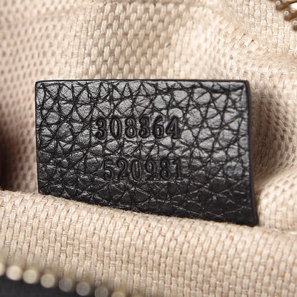Gucci Pebbled Calfskin Small Soho Disco Bag Black 7 of 7