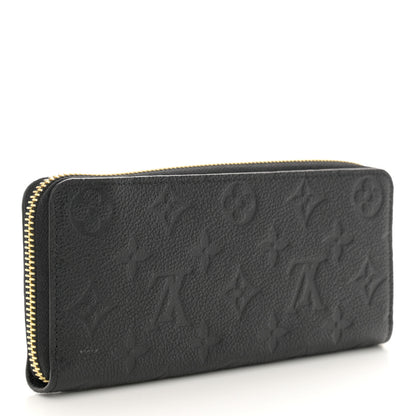 Louis Vuitton Empreinte Clemence Wallet Black 3 of 7