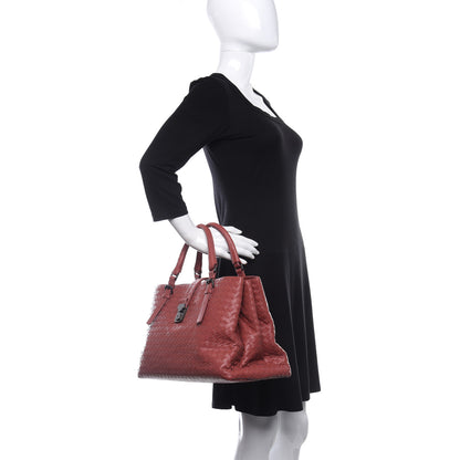 Bottega Veneta Nappa Intrecciato Medium Roma Tote Pompei 2 of 10