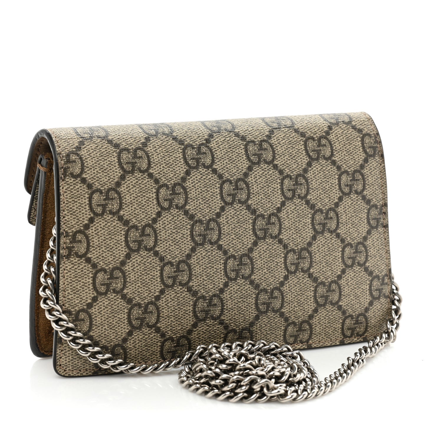 GG Supreme Monogram Super Mini Dionysus Shoulder Bag Taupe