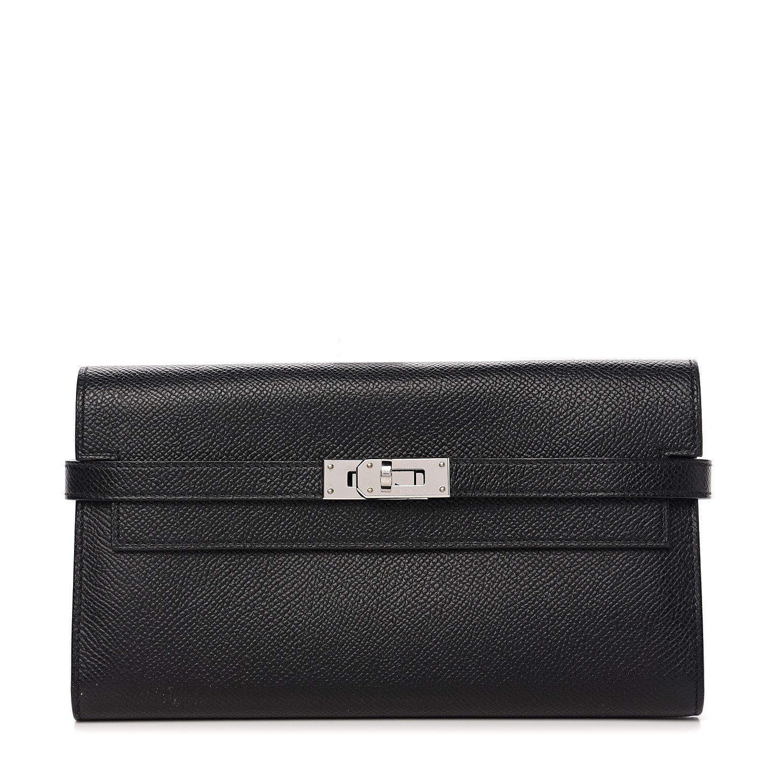 Hermes Epsom Kelly Longue Wallet Black 1 of 8
