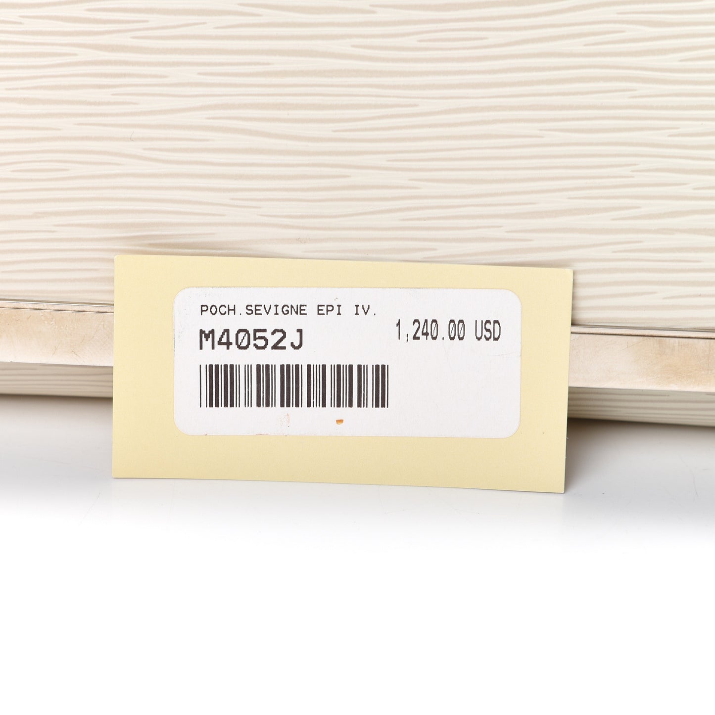 Epi Sevigne Clutch Ivory