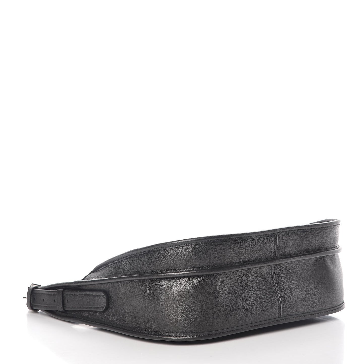 Calfskin Quilted Large Jungle Stroll Hobo Bag Black
