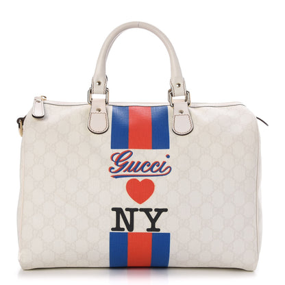 Gucci GG Plus Monogram Loves New York Medium Joy Boston 1 of 8