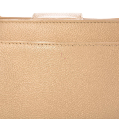 Chanel Calfskin Cerf Executive Shopper Tote Light Beige 13 of 16