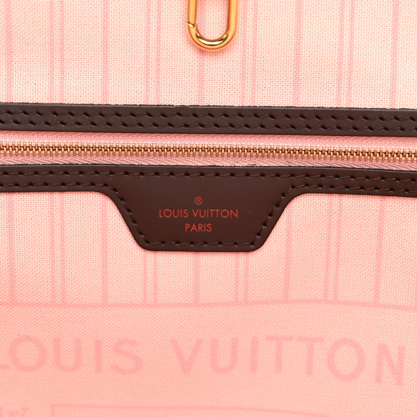 Damier Ebene Neo Neverfull MM Rose Ballerine