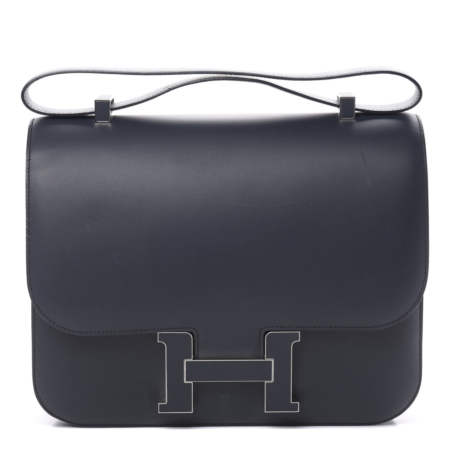 Hermes Veau Sombrero Constance Cartable 29 Bleu Obscur 1 of 30