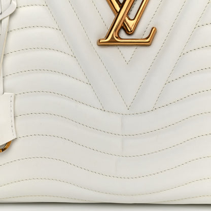 Louis Vuitton Calfskin New Wave Chain Tote Snow 15 of 16