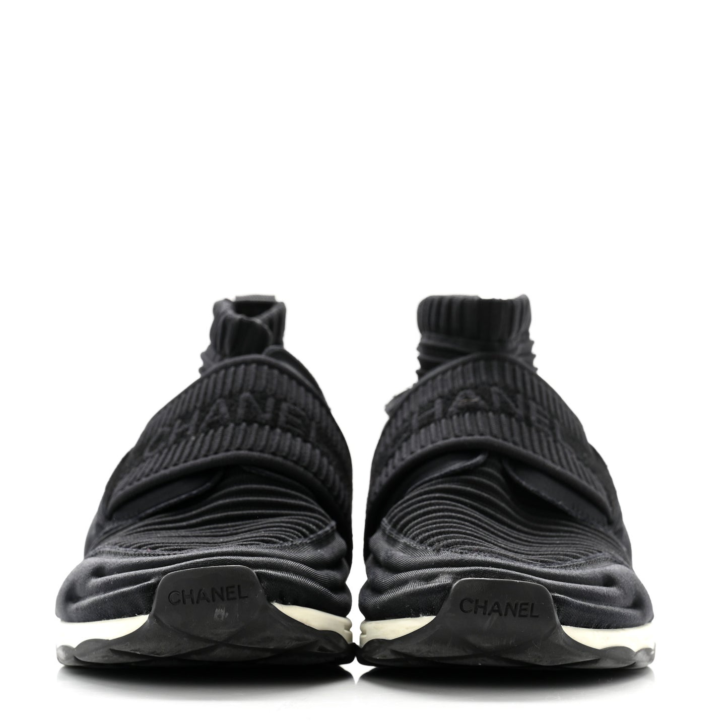 Stretch Fabric CC Sneakers 37 Black