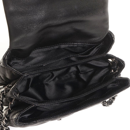 Chanel Lambskin Quilted Mini Chanel 3 Flap Black 5 of 9