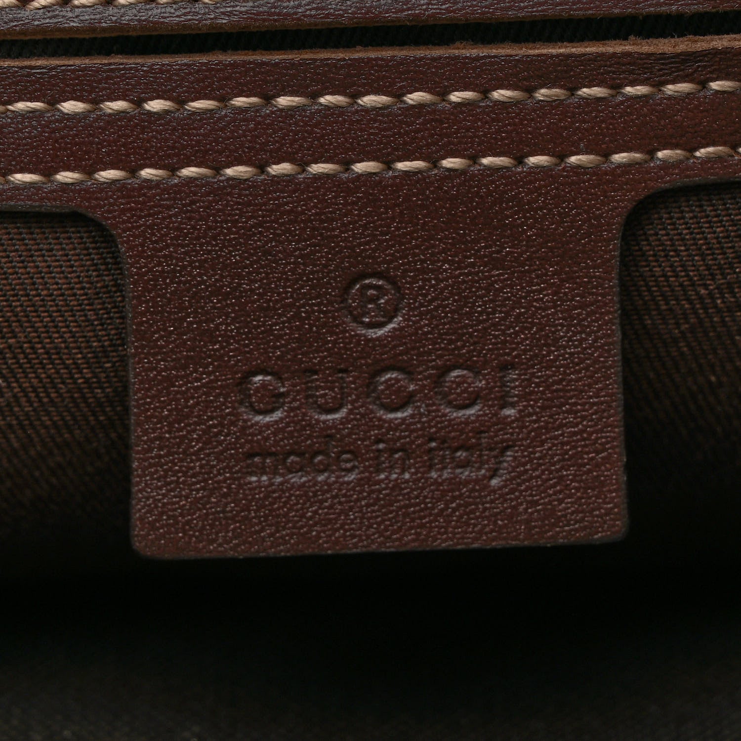Gucci GG Supreme Monogram Belt Bag Dark Brown 7 of 13