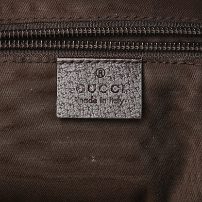Gucci Monogram Medium Half Moon Hobo Dark Brown 6 of 14