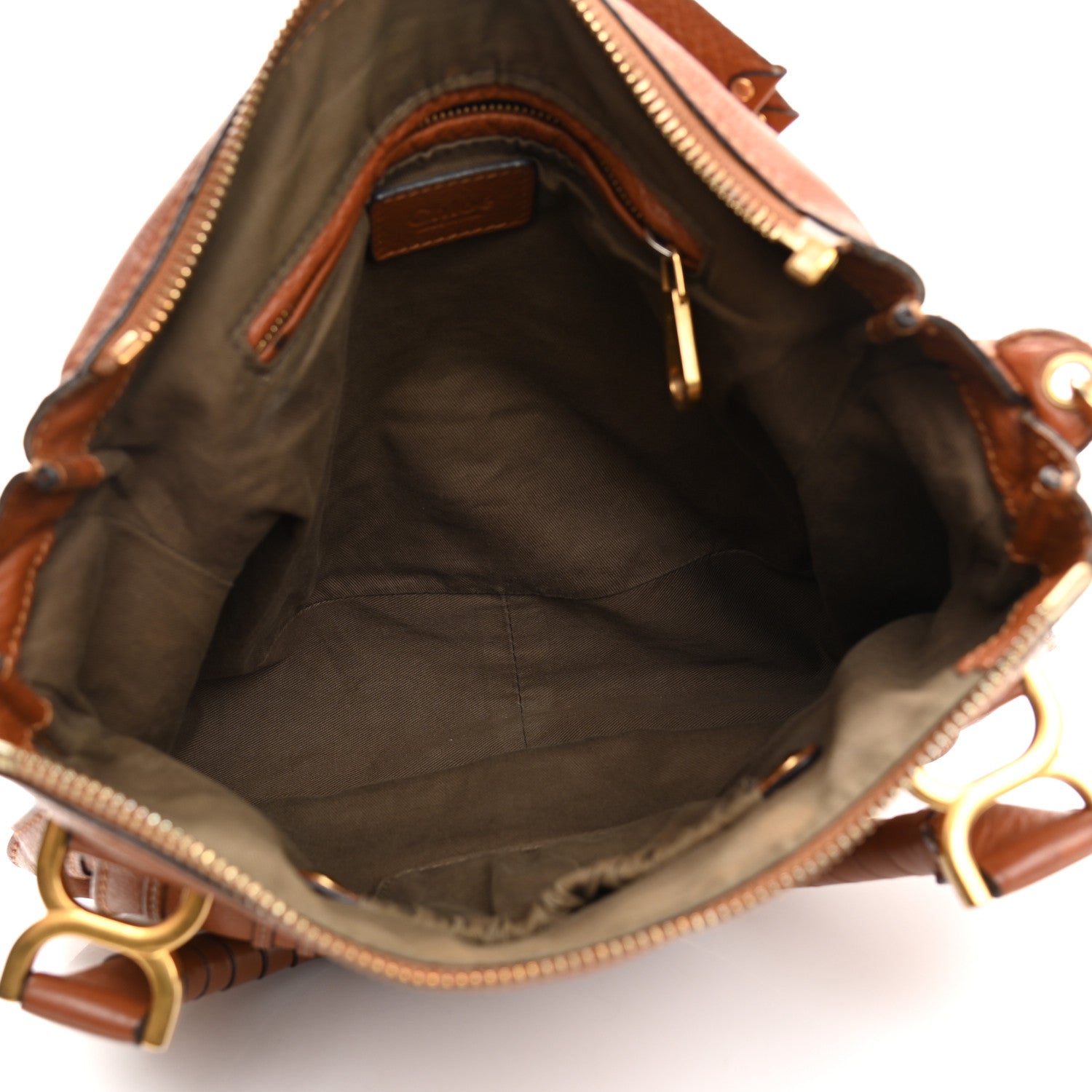 Chloe Calfskin Medium Marcie Satchel Tan 5 of 22