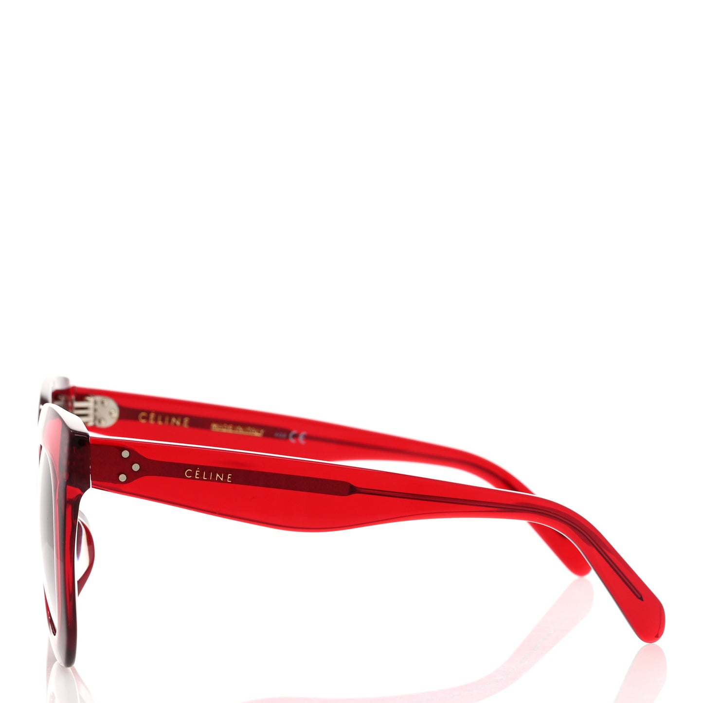 Oversized Round Sunglasses CL4005FN Red