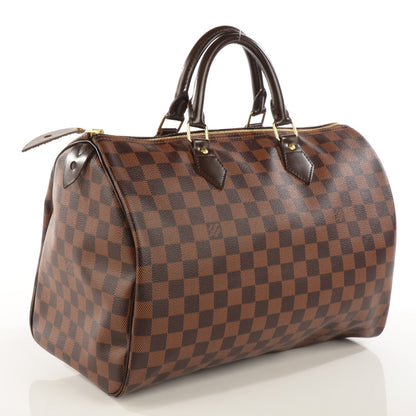 Louis Vuitton Damier Ebene Speedy 35 3 of 8