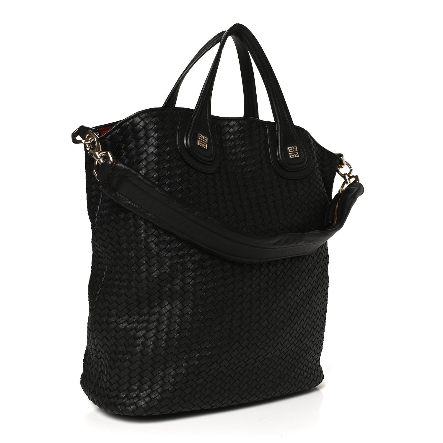 Givenchy Lambskin Woven Large Nightingale Black 2 of 11