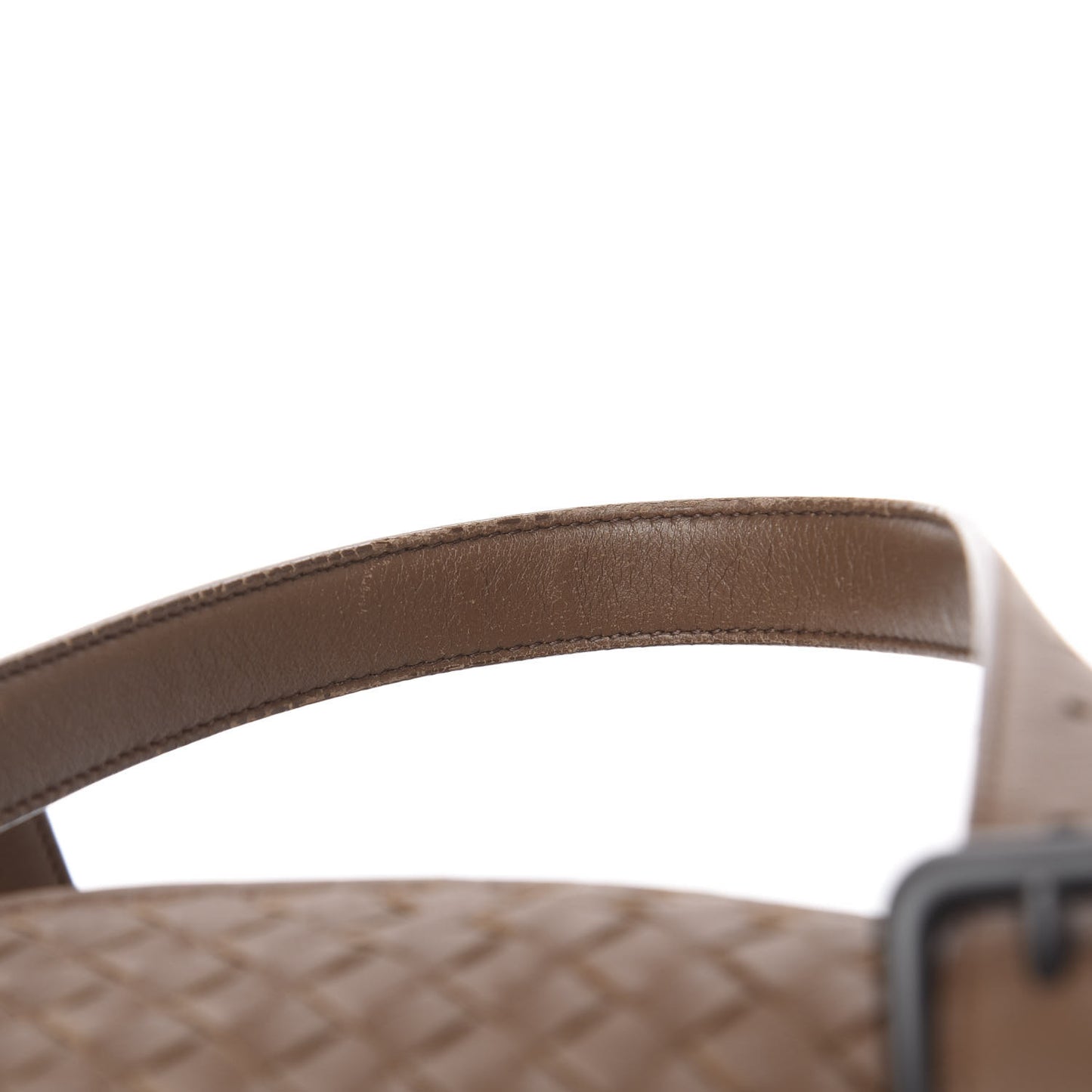 Nappa Intrecciato Montaigne Bag Noce
